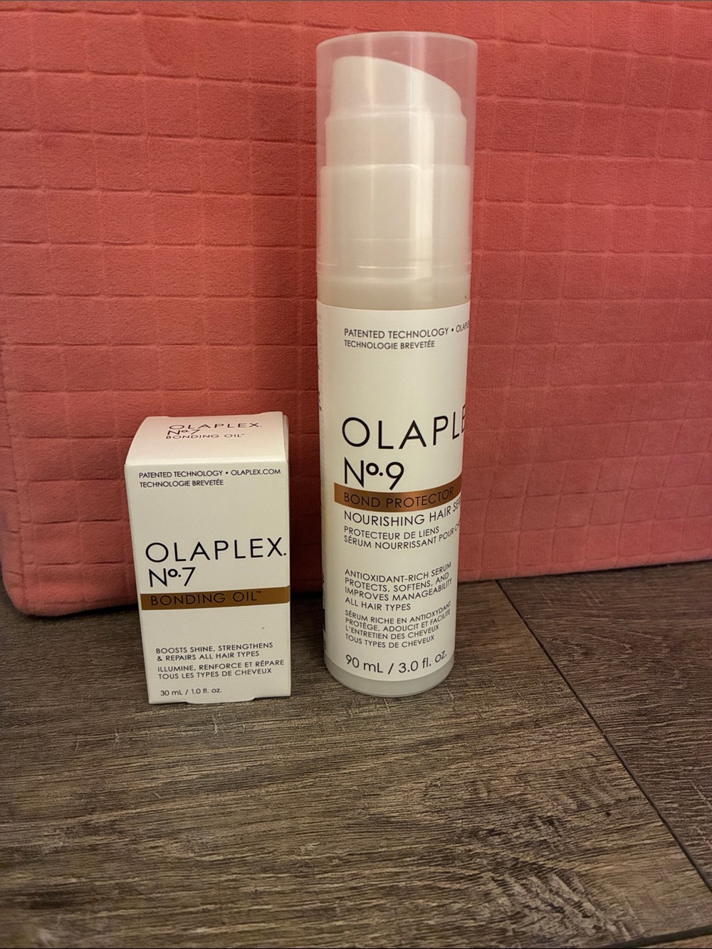 OLAPLEX No.9 Nourishing Hair Serum & No.7 Bonding Oil - White, Gold